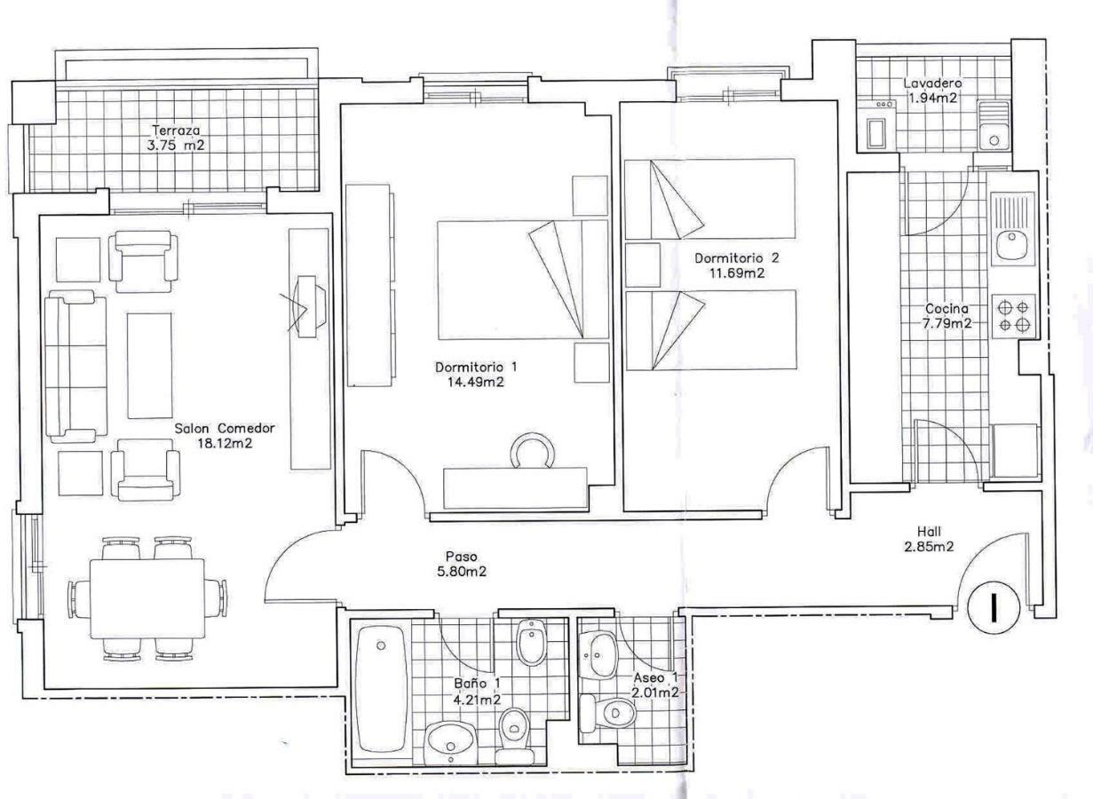 Apartamento 2 Dormitorios En La Mejor Zona De Roquetas Roquetas de Mar Exterior foto